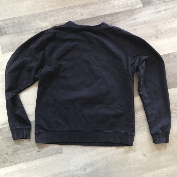 Obey Posse Sweatshirt Navy Graphic Rose Print Pullover Crew Neck Size Small - Picture 10 of 10